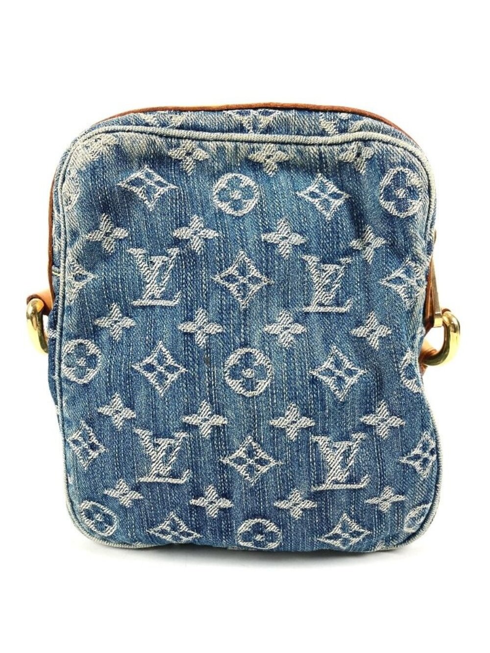 Louis Vuitton Shoulder Bag Monogram Denim Canvas Blue - Picture 2 of 9